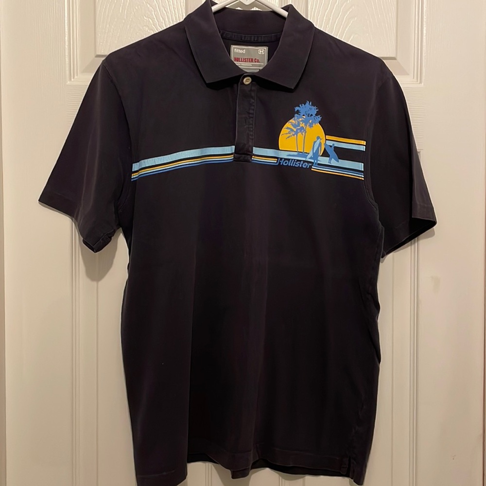 Hollister Co Mens Polo Shirt Medium